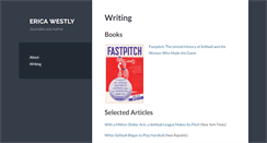 Desktop Screenshot of ericawestly.com