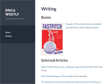 Tablet Screenshot of ericawestly.com